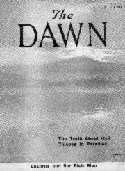 First issue of The Dawn, October 1932